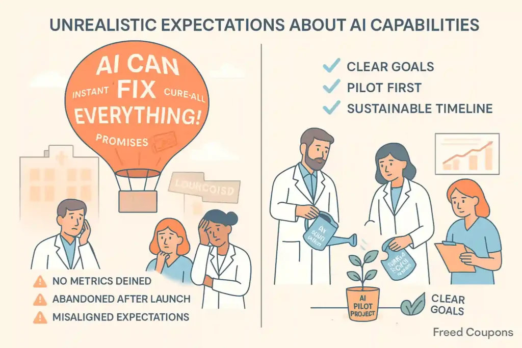Unrealistic Expectations About AI Capabilities in Healthcare
