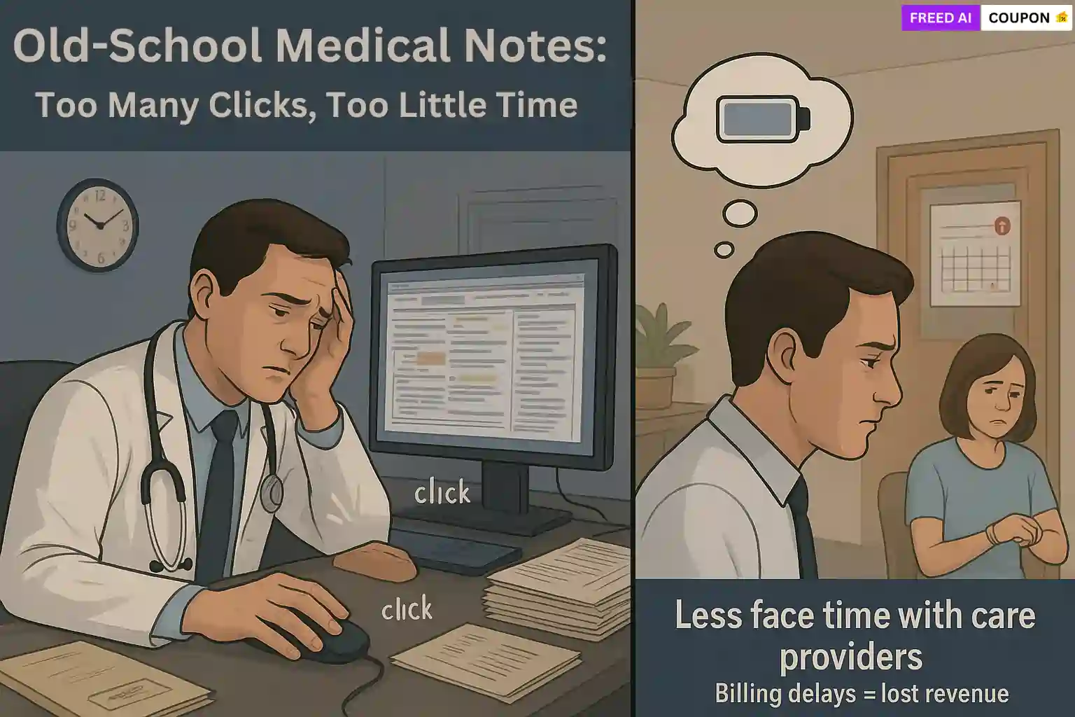 AI vs manual medical documentation